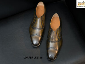 Giày lười nam dáng Oxford Penny Loafer LF2146 001
