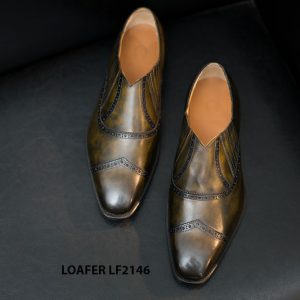 Giày lười nam dáng Oxford Penny Loafer LF2146 001