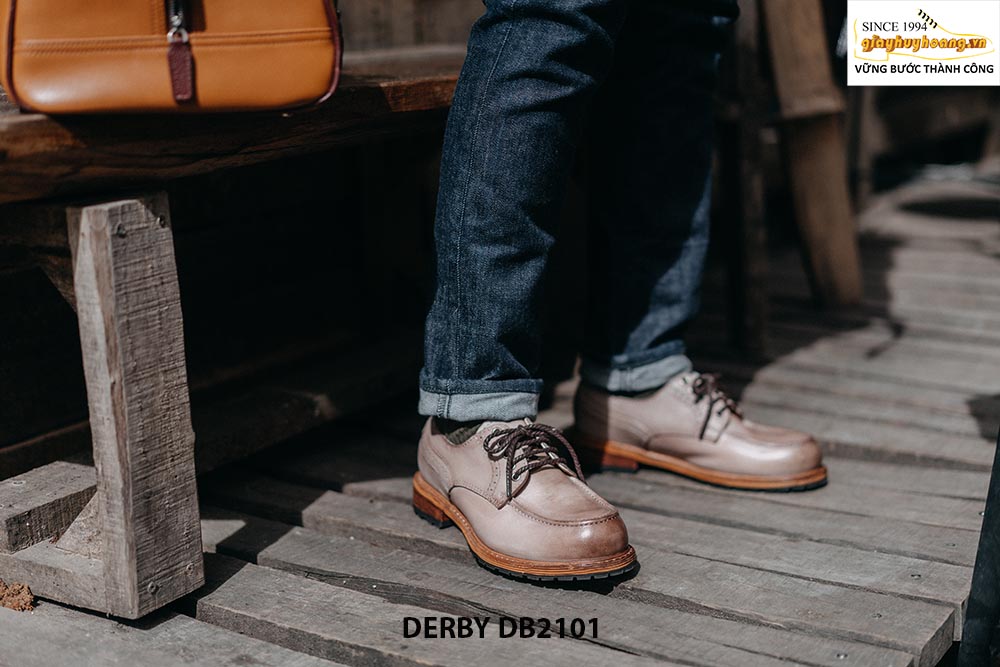 Giày tây nam màu xám sáng Derby DB2101 005