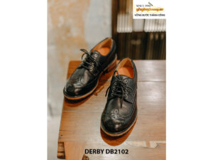 Giày tây nam mũi tròn Wingtips Derby DB2102 002