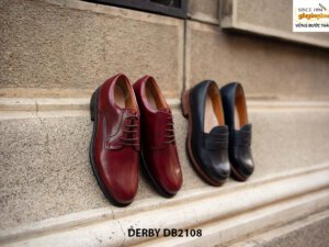 Giày tây nam mũi trơn cao cấp Derby DB2108 001
