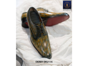 Giày tây nam đánh màu bằng tay Derby DB2114 004