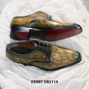 Giày tây nam đánh màu bằng tay Derby DB2114 003