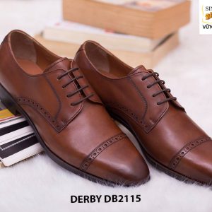 Giày tây nam captoe cao cấp Derby DB2115 001