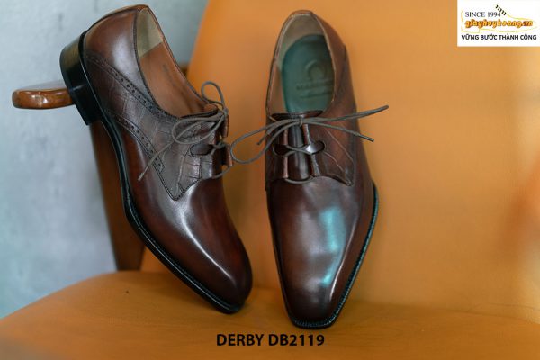 Giày tây nam đế khâu cao cấp Derby DB2119 006