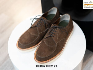 Giày tây nam da lộn cao cấp Derby DB2123 002