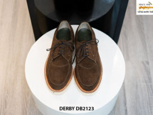 Giày tây nam da lộn cao cấp Derby DB2123 001