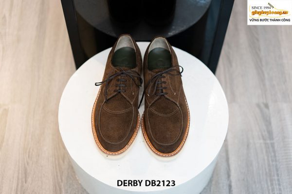 Giày tây nam da lộn cao cấp Derby DB2123 001