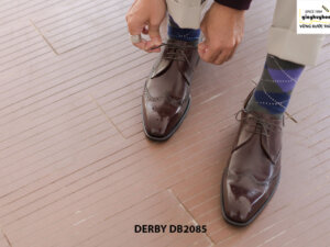 Giày tây nam mũi vuông Wingtips Derby DB2085 003