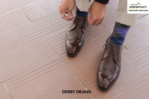 Giày tây nam mũi vuông Wingtips Derby DB2085 003