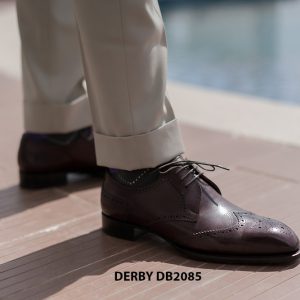 Giày tây nam mũi vuông Wingtips Derby DB2085 002