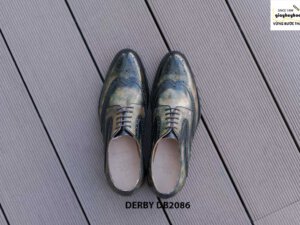 Giày da nam Wingtips phối màu Derby DB2086 001