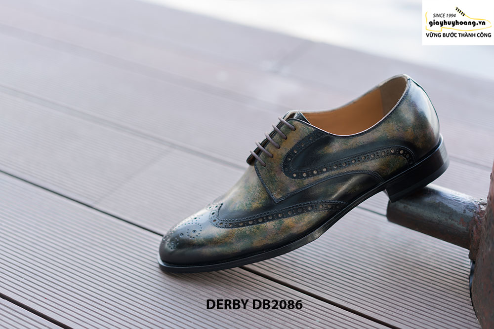 Giày da nam Wingtips phối màu Derby DB2086 002