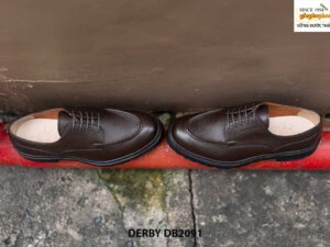 Giày tây nam da hột mềm Derby DB2091 005