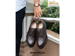 Giày da nam mũi trơn thiết kế mạnh mẽ Derby DB2092 002