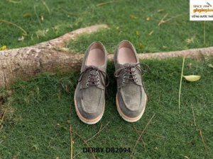 Giày tây nam da lộn cao cấp Derby DB2094 002