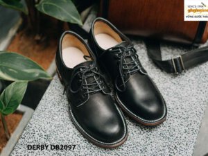 Giày da nam mũi tròn Derby DB2097 001