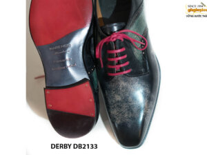Giày tây nam buộc dây vẽ màu thủ công Derby DB2133 004