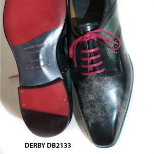 Giày tây nam buộc dây vẽ màu thủ công Derby DB2133 004