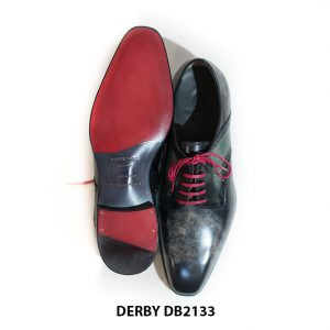 Giày tây nam buộc dây vẽ màu thủ công Derby DB2133 003