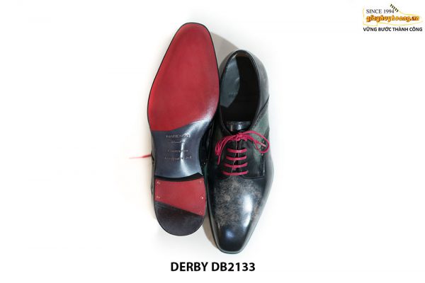 Giày tây nam buộc dây vẽ màu thủ công Derby DB2133 003