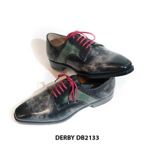 Giày tây nam buộc dây vẽ màu thủ công Derby DB2133 002