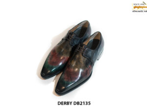 Giày tây nam loại 2 lỗ xỏ dây Derby DB2135 001