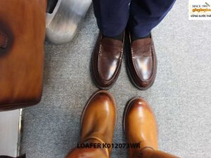 [Outlet] Giày lười nam tăng cao 4cm loafer K012073WR 003