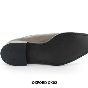 [Outlet size 42] Giày da nam đơn giản mũi vuông Oxford OX02 007