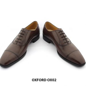 [Outlet size 42] Giày da nam đơn giản mũi vuông Oxford OX02 005