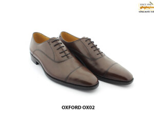 [Outlet size 42] Giày da nam đơn giản mũi vuông Oxford OX02 003