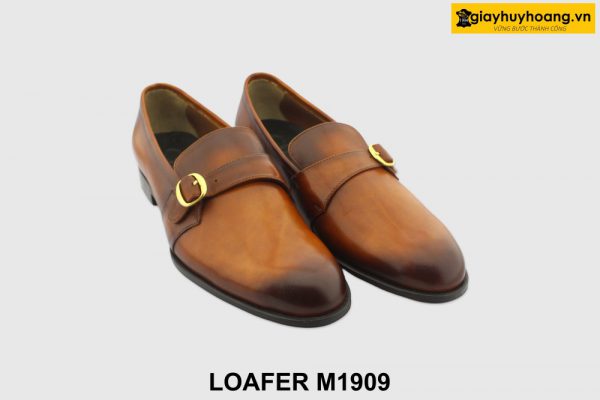 [Outlet size 43] Giày lười nam loafer 1 khoá M1909 004