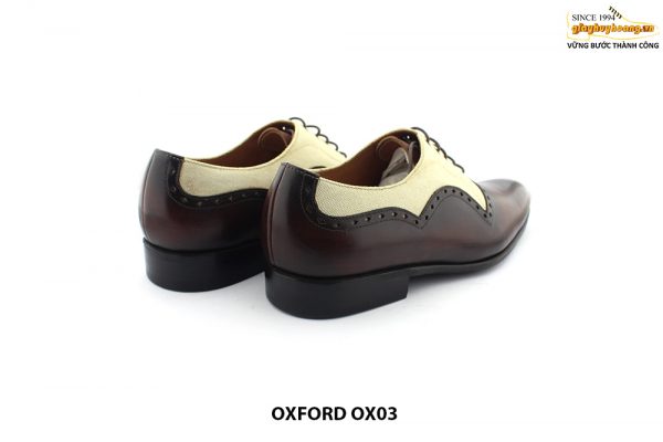 [Outlet size 40] Giày da nam Wingtips Oxford OX03 006