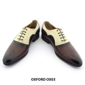 [Outlet size 40] Giày da nam Wingtips Oxford OX03 004