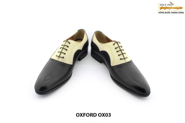 [Outlet size 40] Giày da nam Wingtips Oxford OX03 003