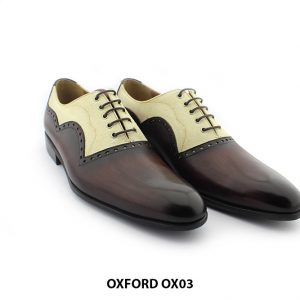 [Outlet size 40] Giày da nam Wingtips Oxford OX03 002