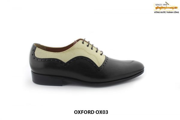 [Outlet size 40] Giày da nam Wingtips Oxford OX03 001