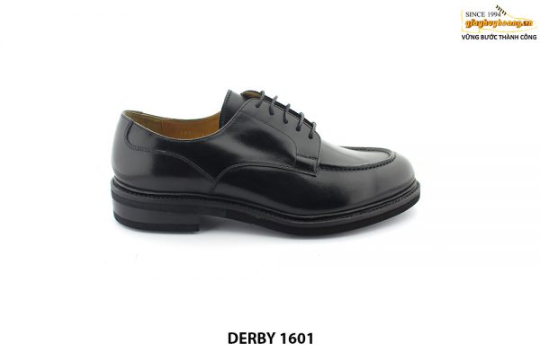 [Outlet size 47] Giày da nam cho bàn chân to Derby 1601 001