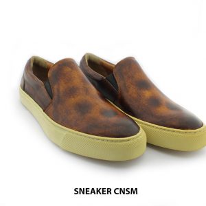 [Outlet Size 42] Giày lười nam thể thao Sneaker Loafer CNESM 004