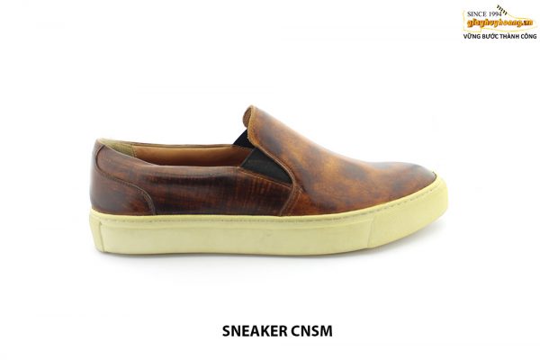 [Outlet Size 42] Giày lười nam thể thao Sneaker Loafer CNESM 001