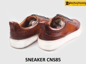 [Size 41] Giày da thể thao thời trang nam cao cấp Sneaker CNS85 0015