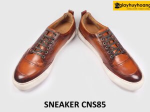[Size 41] Giày da thể thao thời trang nam cao cấp Sneaker CNS85 0014