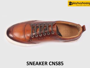 [Size 41] Giày da thể thao thời trang nam cao cấp Sneaker CNS85 0012