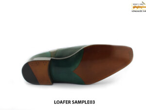 [Outlet Size 40] Giày lười nam đánh Patina xanh loafer SAMPLE 006