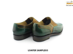 [Outlet Size 40] Giày lười nam đánh Patina xanh loafer SAMPLE 005