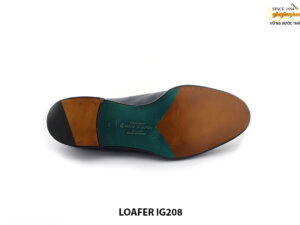 [Outlet Size 39+40] Giày lười nam da bò dập vân Horesit loafer IG208 005