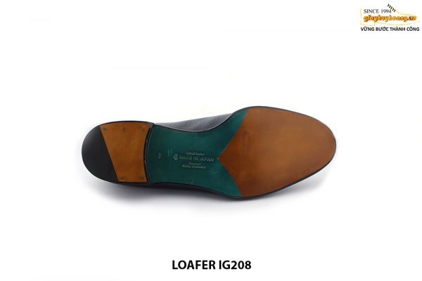 [Outlet Size 39+40] Giày lười nam da bò dập vân Horesit loafer IG208 005