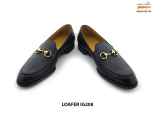 [Outlet Size 39+40] Giày lười nam da bò dập vân Horesit loafer IG208 003