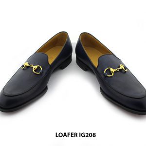 [Outlet Size 39+40] Giày lười nam da bò dập vân Horesit loafer IG208 003
