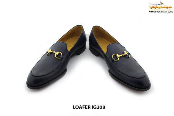 [Outlet Size 39+40] Giày lười nam da bò dập vân Horesit loafer IG208 003